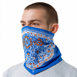 Bandana classique personnalisée, masque de cou et de visage réglable, protection solaire UV pour l'extérieur, bandana imprimé pour femmes, cyclisme - Product Image 5