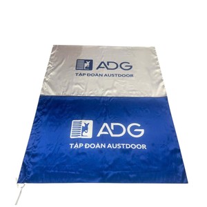 Banderas Rectangulares de Poliéster Kim, Bandera Promocional Colgante con Asta de Aluminio, Impresión Digital, Modelo Duradero ATF01, Bolsa de Papel - Product Image 2