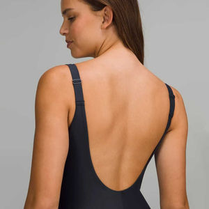 Customize Design One Piece Bodysuits Premium Cotton Breathable Swimwear Men's Top Trending Summer Casual Print Plaid Front - Product Image 6