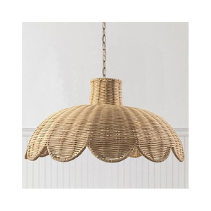 Lampe suspendue moderne en jute et rotin pour une ambiance lumineuse chaleureuse, design tissé à la main, idéale pour les maisons et les hôtels. - Product Image 5