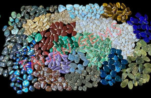 หินอัญมณีหลวมอัญมณีขัดผสมรูปทรงทุกขนาดเครื่องประดับคริสตัลจี้ทำหินบุคคลที่สาม - Product Image 2