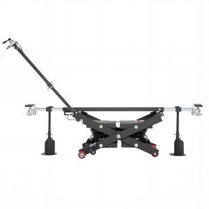 Cric de voiture portable robuste, capacité de 3 tonnes (6613 lb), hauteur maximale de 21,7 pouces, support à airbag réglable, cales de roue, patins en caoutchouc pour - Product Image 1