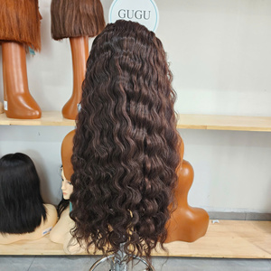 24 Inches Glueless Lace Front <b>Wig</b> Full lace <b>Deep</b> <b>wave</b> Double Drawn Virgin Raw Vietnamese Mixed <b>Deep</b> <b>Wave</b> HD - Product Image 3