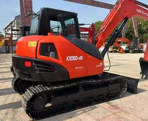 Mini-excavatrice KX080-5 d'occasion à bas prix, engin de construction, pelle sur chenilles, modèle 2023, 12 tonnes, moteur prêt à l'emploi, 8 heures de fonctionnement - Product Image 6