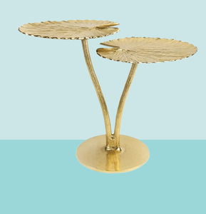 Modern Aluminum Metal <b>Side</b> <b>Table</b> With Space Saving Design And Durable Finish for Stylish Home Interiors Coffee <b>Tables</b> - Product Image 5