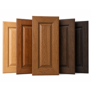 Vietnam Kitchen Cabinet Door Manufacturer Custom Solid Wood Raised Panel Doors Wholesale Factory Direct - Product Image 1