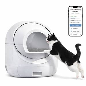 Offre Spéciale – Bac à litière intelligent Lahvo pour chat – Bac à litière automatique moderne pour animaux de compagnie – Nettoyage facile – Contrôle des odeurs – Matériau plastique - Product Image 1