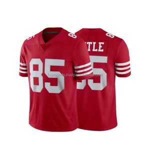 Uniformes Deportivos Personalizados y Elegantes, Camisetas de Fútbol Cómodas para Hombre, 100% Poliéster, Cuello en V, Impresión de Logotipo, Excelentes Precios - Product Image 1