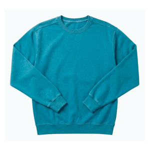 High Quality Custom Logo Garment Dyed Sweatshirt Heavyweight 100% Cotton French Terry Vintage <b>Washed</b> Unisex Crewneck Pullover - Product Image 2
