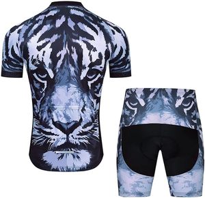 Ensemble de maillot de cyclisme camouflage à manches courtes pour homme, kit sportif respirant en polyester, vêtements de cyclisme - Product Image 3