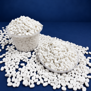 Mejor Precio, Superventas: Carbonato de Calcio en Gránulos (Masterbatch) en Formato Blanco Natural, Materia Prima para Bidones - Product Image 1
