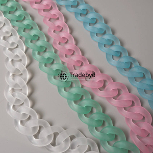 Collar de resina de diseño colorido hecho a mano, joyería de moda, accesorio ligero y duradero para mujeres y niñas Tradebyd - Product Image 3