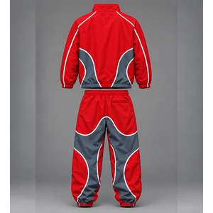 2026 Mens summer Windbreaker <b>Tracksuits</b> 2-Piece Nylon Set Long Sleeve Casual Nylon <b>Tracksuits</b> for men - Product Image 5