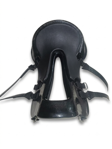 Sillín de Montar Profesional G N Export, Ligero, de Nailon y Cuero, para Interiores, Resistente, con Asiento Acolchado Ergonómico y Correas de Sujeción Seguras, 16 - Product Image 1