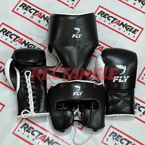 Ensemble de boxe personnalisé en cuir de vachette, avec logo personnalisé, équipement d'entraînement de haute qualité pour la boxe - Product Image 1
