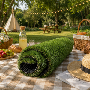 40mm Artificial Grass Superior, Long-Lasting Synthetic Lawn for Outdoor Environments and <b>Golf</b> Landscaping 36 kg PP+PE GWV-1330 - Product Image 5