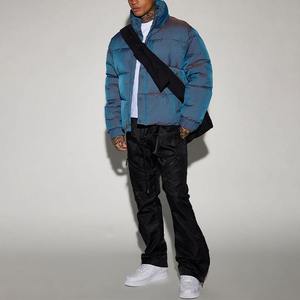 Men’s Winter Padded Jacket Hooded Quilted Puffer <b>Coat</b> Warm Lightweight Insulated Windproof Outdoor Casual Cold Weather - Product Image 3