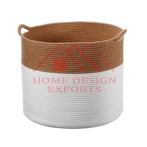 2025 Hot Selling Wholesale Price Decorative <b>Rope</b> Multi-Color Finishing <b>Storage</b> Fruits <b>Basket</b> Container for Home Decorations - Product Image 5
