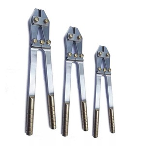 เครื่องตัดลวดทันตกรรม 3 ตำแหน่งขาจับ ด้ามจับแบบมีลายเงิน เครื่องมือผ่าตัดกระดูกแบบใช้มือ - Product Image 1