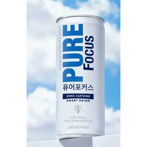 [YNK INTERNATIONAL KOREA] เพียว ฟอร์คัส สมาร์ท เอนเนอร์จี้ ดริงค์ ซีโร่ คาเฟอีน น้ำตาลน้อย  เครื่องดื่มเสริมพลัง - Product Image 4