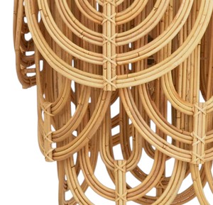 Lámpara Colgante de Lujo de Ratán Tejido a Mano con Diseño en Cascada, Lámpara de Techo Bohemia para Sala de Estar - Product Image 5