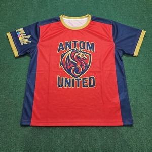 Wholesale Custom <b>100</b>% <b>Polyester</b> Jersey Sublimation T-<b>Shirt</b> Quick Dry Mesh Team Wear Sports <b>Shirt</b> Custom Logo OEM Manufacturer - Product Image 4