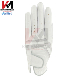 Dual-Color Custom Golf <b>Gloves</b> Premium Cabretta Leather OEM Professional Stylish Soft Feel Training Gear Wholesale Factory Direct - Product Image 1