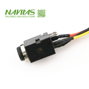 Conjunto de Cable de Alimentación CC para Montaje en Panel Personalizado, Arnés de Cables de 3 Pines, OEM ODM RoHS, Fabricante de Taiwán - Product Image 4