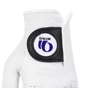 Guantes de Golf de Piel de Cabra Blanca para Hombre, Transpirables, de Alta Calidad, para Mano Derecha, Talla S, con Logotipo Personalizable para Deportes - Product Image 5