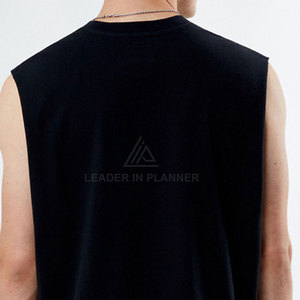 เสื้อยืดแขนกุดผู้ชายสั่งทำได้ตามขนาดและสี ผ้าฝ้าย 100% คุณภาพสูง แห้งเร็ว ระบายอากาศได้ดี - Product Image 5