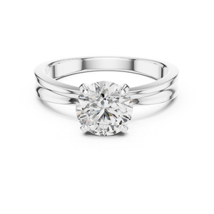 1.0ct Brilliant Cut Moissanite Solitaire <b>Ring</b> <b>925</b> Sterling <b>Silver</b> Handmade Fine Jewelry Engagement Wedding <b>Ring</b> Anniversary Gift - Product Image 5