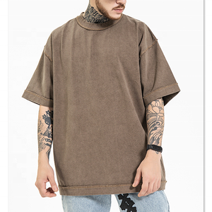 T-shirt personnalisé pour homme, 100% coton, séchage rapide, léger, manches courtes, haute qualité, vêtements décontractés, vente en gros, approvisionnement en vrac - Product Image 3