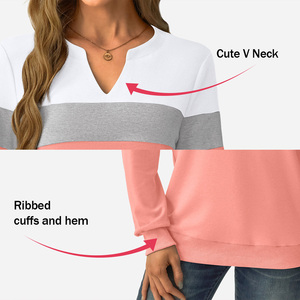 Sudaderas personalizadas para mujer, de forro polar, con cuello redondo, con logotipo personalizado, bordado e impresión, para prendas de moda. - Product Image 4