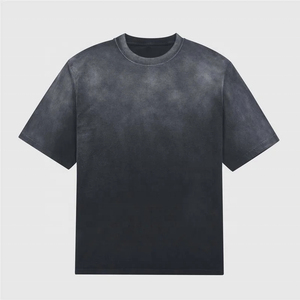 เสื้อยืดสีชมพูโรสแบบฟอกสี พิมพ์ลายกราฟิกตามสั่ง เสื้อยืดวินเทจทรงหลวมไหล่ตก สีซีดจาง สำหรับผู้ชาย ผลิตในปากีสถาน - Product Image 4