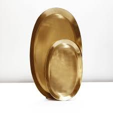 Assiette de service ronde en cuivre, écologique et minimaliste, pour buffet et restauration - Product Image 2