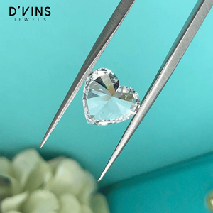 Diamants en forme de cœur cultivés en laboratoire D'vins Jewels 2.02CT VVS2 HPHT couleur D pour la fabrication de bijoux - Product Image 6