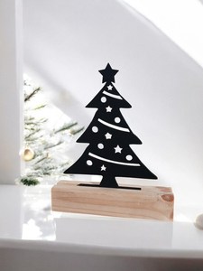 Handmade Wooden <b>Christmas</b> Tabletop Decor | Rustic Holiday Home Decoration | OEM & Wholesale - Product Image 4