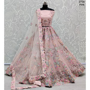 ชุดเจ้าสาวอินเดียกำมะหยี่คอลเลกชันสำหรับเจ้าสาวกับงาน zarkhan โดย fabzone - Product Image 4