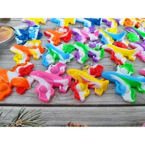 Confezione da 20 Portachiavi a Forma di Aeroplano con Bolle Antistress, Forniture per Feste Estive, Premi per Studenti - Product Image 2