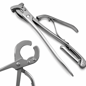 Customized Emasculator Castration Clamp Double Crush Veterinary German SUAVE Brand Stainless Steel <b>Dog</b> Cat Surgical Instruments - Product Image 1