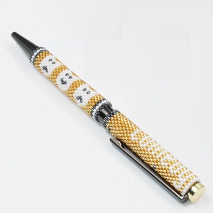 Housse de stylo perlée élégante pour fournitures scolaires, faite à la main avec des perles de rocaille, idéale pour les cadeaux - Product Image 3