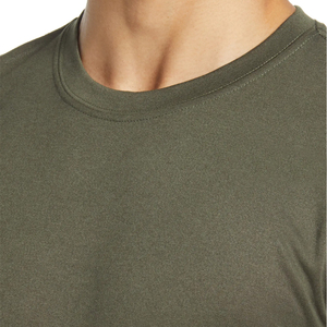 Nouveauté : T-shirts décontractés pour hommes, en tissu tricoté polyester/coton, pour usage extérieur, t-shirt uni - Product Image 4
