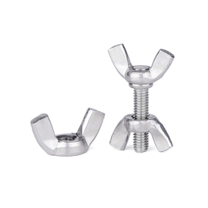 304 Stainless Steel Wing <b>Screw</b> And Nut Set <b>M3</b> M4 M5 M6 M8 Hand Tightening Complete Kit - Product Image 1