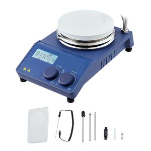 Agitatore Magnetico con Piastra Riscaldante 20L Max 644F/340C 0-1500 RPM Agitatore Magnetico da Laboratorio - Product Image 1