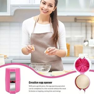 ที่เปิดเปลือกไข่แบบมือหมุนอเนกประสงค์สำหรับไข่ดิบและไข่ต้มสุก - Product Image 4
