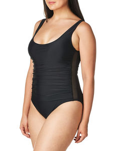 New High Quality Full Sleeves Swimsuit Stylish Wholesale One Piece Bodysuits Organic Cotton Breathable Print Plaid Front - Product Image 4