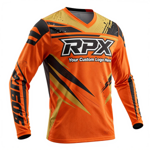 High Performance Motocross Jersey Off Road Motorcycle Racing Shirt Quick Dry Dirt Bike Sports Auto Racing Wear Motocross Jersey - Product Image 3