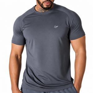 T-shirts de sport pour hommes OEM 100% coton extensible, confortables, légers, à séchage rapide, écologiques, pour l'entraînement et le fitness - Product Image 6