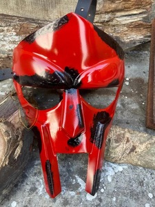 หน้ากากนักรบ MF Doom, หมวกเหล็กคลุมหน้าเต็มใบ, ชุดเกราะยุคกลางสำหรับคอสเพลย์ KULSOOM - Product Image 5