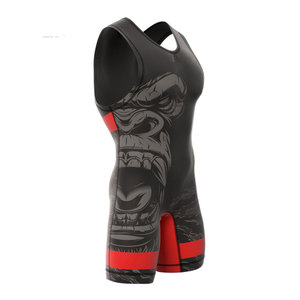 Combinaisons de lutte sublimées confortables, de haute qualité, avec logo personnalisé, fabriquées en usine, vêtements de lutte professionnels - Product Image 5